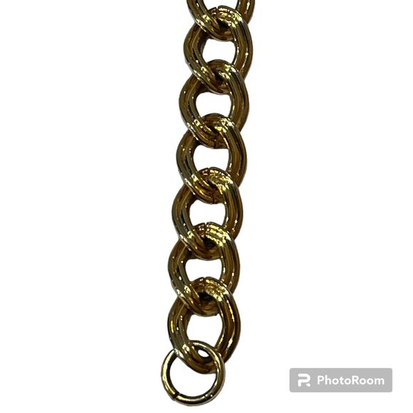 Vintage Gold Plated Art Deco Rose Cluster Bracelet - Picture 5 of 9